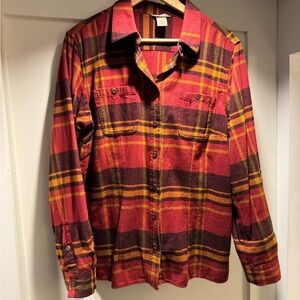 Duluth Trading Co. - Plaid Flannel Shirt, Large
